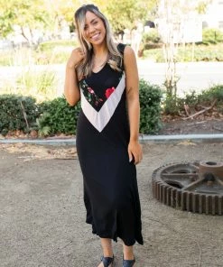 Boutique Simplified Shimmer & Shine Maxi Dress