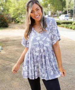 Boutique Simplified Whimsical Tiered Babydoll