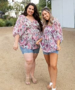 Boutique Simplified Mystic Vibes Woven Top