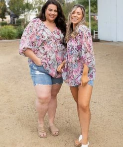 Boutique Simplified Mystic Vibes Woven Top