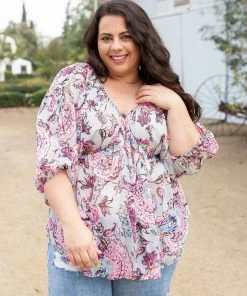 Boutique Simplified Mystic Vibes Woven Top