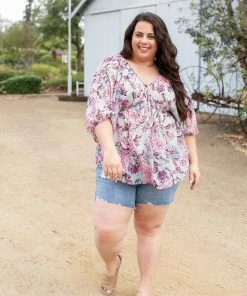 Boutique Simplified Mystic Vibes Woven Top