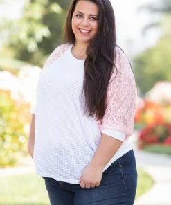 Boutique Simplified Pure Delightfulness Laced Dolman