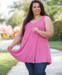 Boutique Simplified Heart & Soul Tank Tunic In Mauve 13 Boutique Simplified Heart & Soul Tank Tunic In Mauve