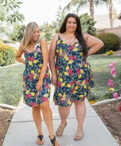 Boutique Simplified Raspberry Lemonade Summer Dress