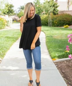 Boutique Simplified Lime-A-Rita Short Sleeve Top