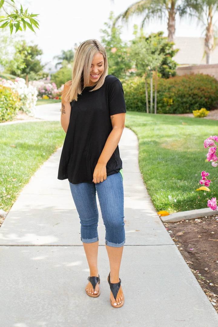 Boutique Simplified Lime-A-Rita Short Sleeve Top 2 Boutique Simplified Lime-A-Rita Short Sleeve Top