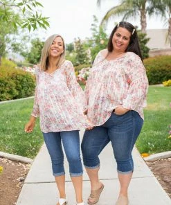 Boutique Simplified Sheer To Love Short Sleeve Top