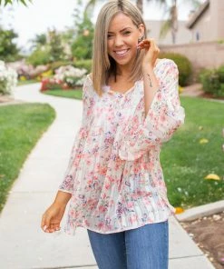 Boutique Simplified Sheer To Love Short Sleeve Top