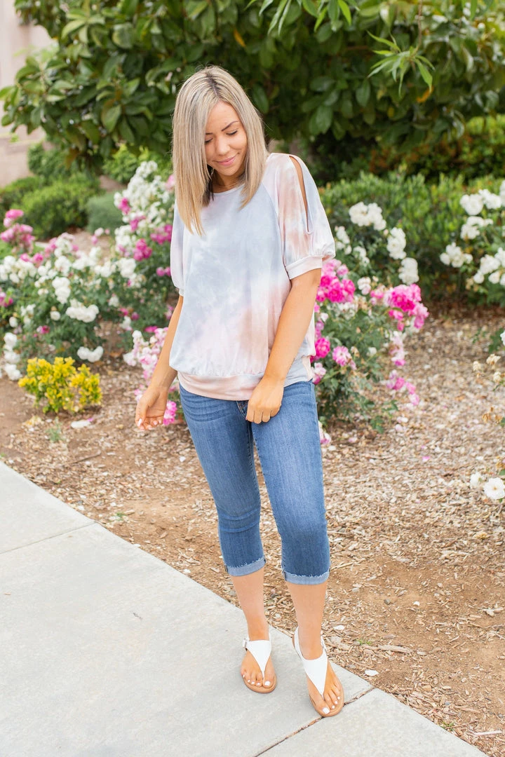 Boutique Simplified Silver Fox Short Sleeve Top 1 Boutique Simplified Silver Fox Short Sleeve Top