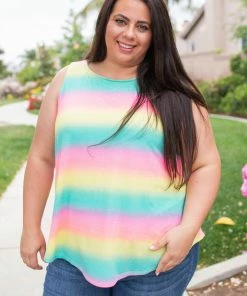 Boutique Simplified Totally Radical Sleeveless Top