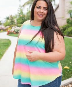 Boutique Simplified Totally Radical Sleeveless Top