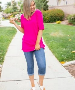 Boutique Simplified Grand Ol' Flag Short Sleeve Top