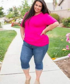 Boutique Simplified Grand Ol' Flag Short Sleeve Top