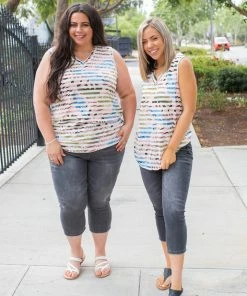 Boutique Simplified Subliminal Messages Sleeveless Top 12 Boutique Simplified Subliminal Messages Sleeveless Top