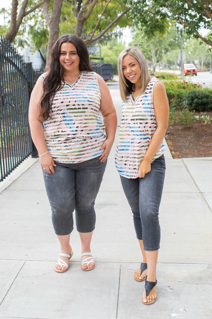 Boutique Simplified Subliminal Messages Sleeveless Top 3 Boutique Simplified Subliminal Messages Sleeveless Top