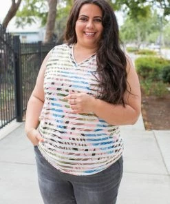 Boutique Simplified Subliminal Messages Sleeveless Top 16 Boutique Simplified Subliminal Messages Sleeveless Top