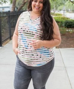 Boutique Simplified Subliminal Messages Sleeveless Top 17 Boutique Simplified Subliminal Messages Sleeveless Top