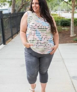 Boutique Simplified Subliminal Messages Sleeveless Top 18 Boutique Simplified Subliminal Messages Sleeveless Top