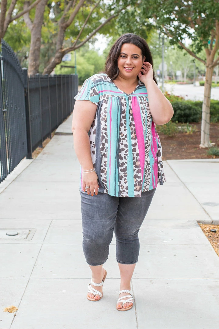 Boutique Simplified Just Because Short Sleeve Top 7 Boutique Simplified Just Because Short Sleeve Top