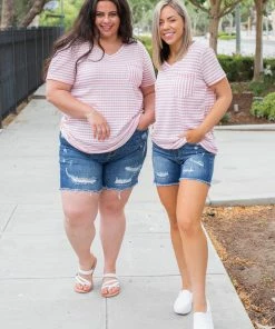 Boutique Simplified Good & Plenty Boyfriend Top