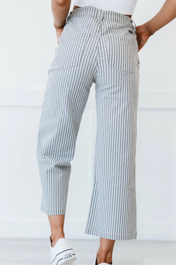 Trendsi Kancan Emerson Pinstripe Wide Leg Cropped Jeans Trousers + Leggings + Denim 5 Trendsi Kancan Emerson Pinstripe Wide Leg Cropped Jeans Trousers + Leggings + Denim