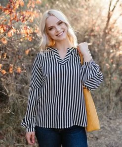 No Ship Drop Ship A Touch Of Vertigo Striped Top 16 No Ship Drop Ship A Touch Of Vertigo Striped Top