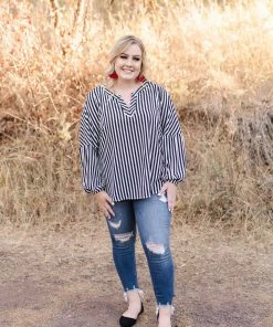 No Ship Drop Ship A Touch Of Vertigo Striped Top 15 No Ship Drop Ship A Touch Of Vertigo Striped Top