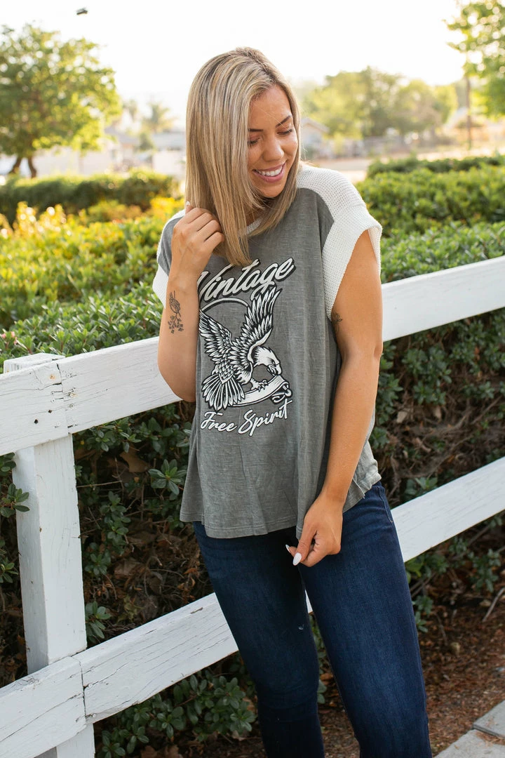 Boutique Simplified Vintage Free Spirit Short Sleeve Top 6 Boutique Simplified Vintage Free Spirit Short Sleeve Top