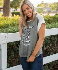 Boutique Simplified Vintage Free Spirit Short Sleeve Top 14 Boutique Simplified Vintage Free Spirit Short Sleeve Top