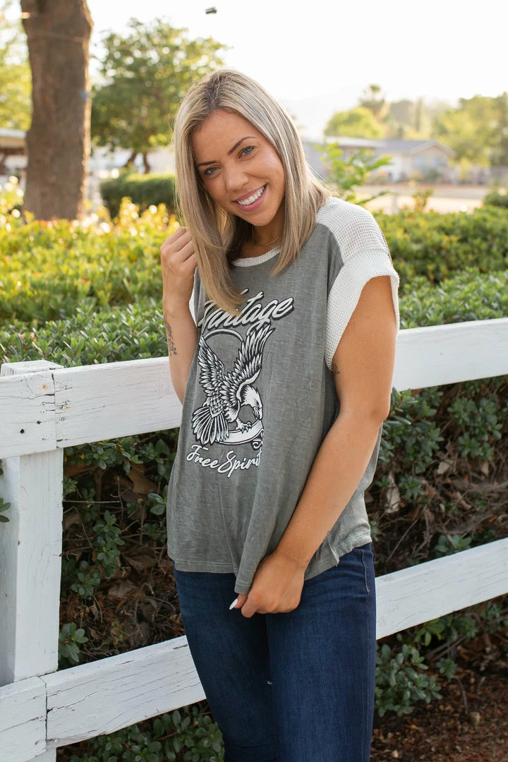 Boutique Simplified Vintage Free Spirit Short Sleeve Top 7 Boutique Simplified Vintage Free Spirit Short Sleeve Top