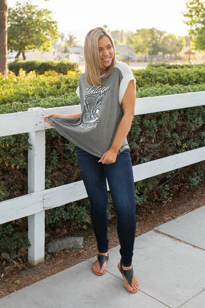 Boutique Simplified Vintage Free Spirit Short Sleeve Top 8 Boutique Simplified Vintage Free Spirit Short Sleeve Top