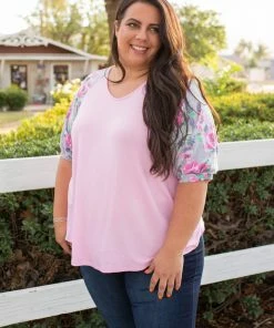 Boutique Simplified Pretty In Pink Raglan