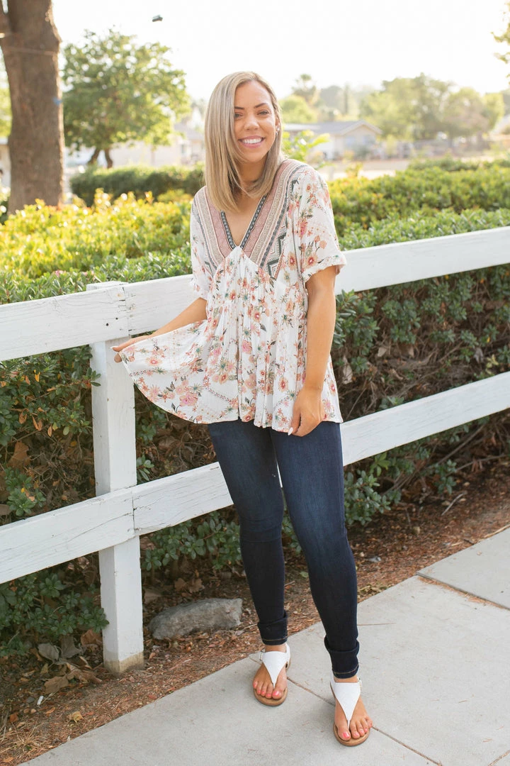 Boutique Simplified Next Level Taupe Babydoll 4 Boutique Simplified Next Level Taupe Babydoll