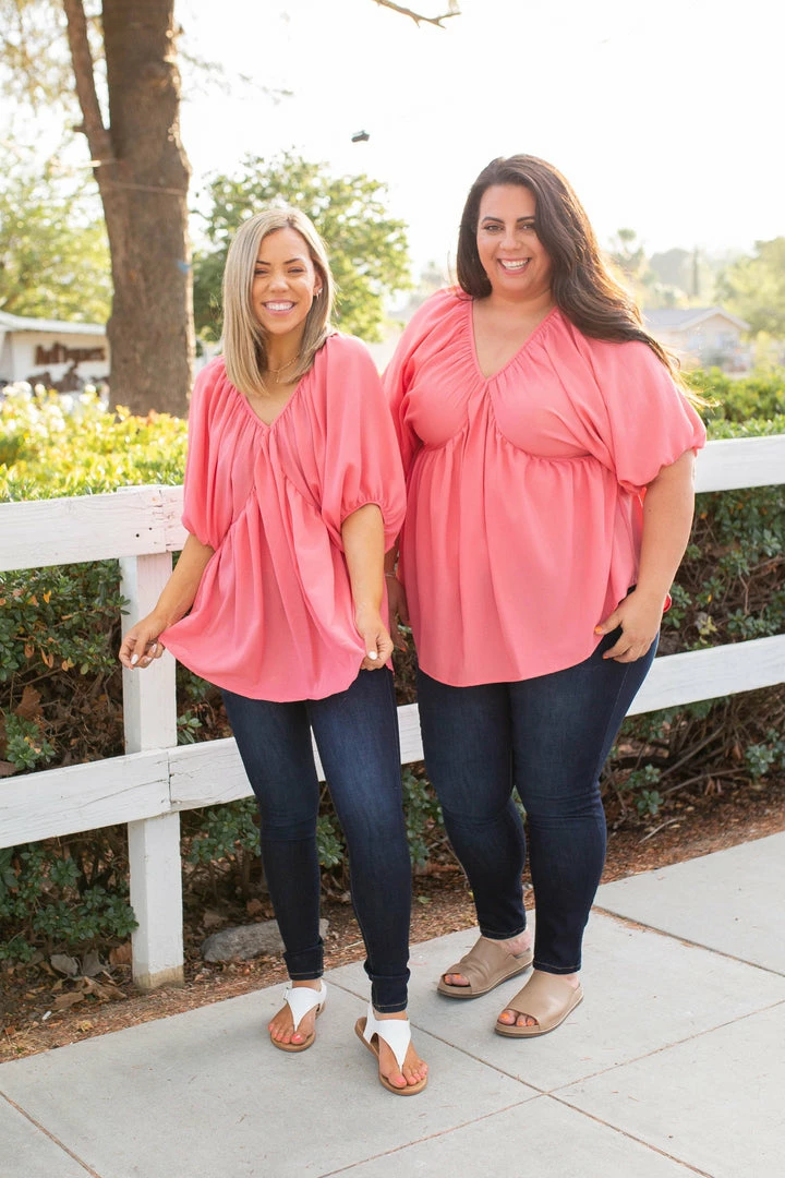 Boutique Simplified Strawberry Wine Woven Top 4 Boutique Simplified Strawberry Wine Woven Top