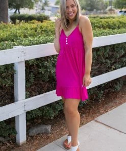 Boutique Simplified Krista Tunic Dress In Fuchsia 10 Boutique Simplified Krista Tunic Dress In Fuchsia