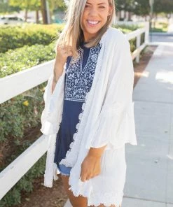 Boutique Simplified Hot As Ice Kimono Cardigan