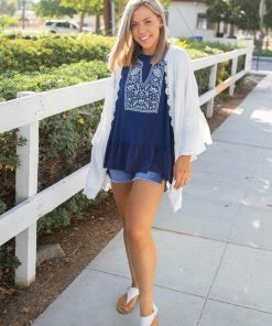 Boutique Simplified Hot As Ice Kimono Cardigan