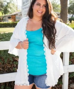 Boutique Simplified Hot As Ice Kimono Cardigan