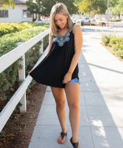Boutique Simplified All That Jazz Tank Tunic