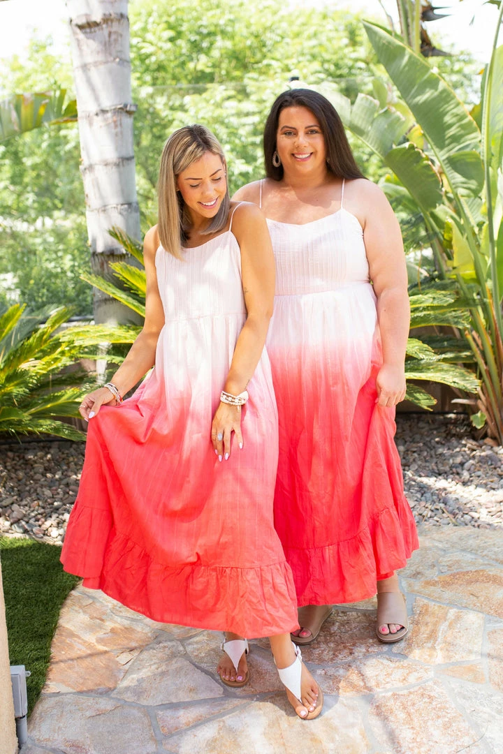 Boutique Simplified Summer Sunset Midi Dress 1 Boutique Simplified Summer Sunset Midi Dress