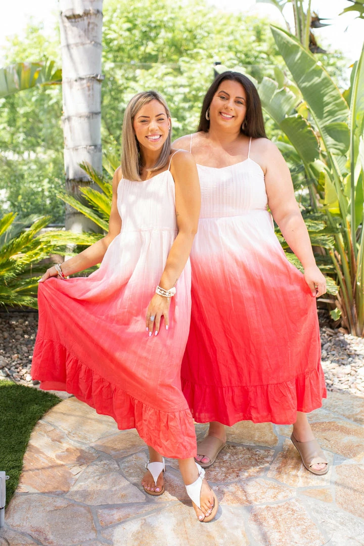 Boutique Simplified Summer Sunset Midi Dress 2 Boutique Simplified Summer Sunset Midi Dress