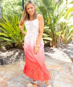 Boutique Simplified Summer Sunset Midi Dress 14 Boutique Simplified Summer Sunset Midi Dress