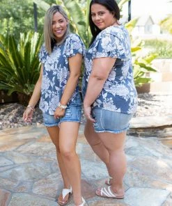 Boutique Simplified Rise To The Challenge Ruffle Sleeve Top