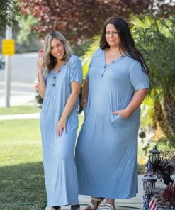 Boutique Simplified Sky's The Limit Maxi Dress