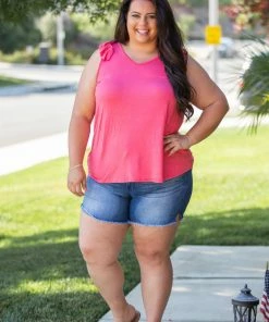 Boutique Simplified Added Touch Sleeveless Top