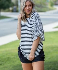 Boutique Simplified Fly Away With Me Ruffle Sleeve Top