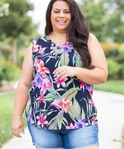 Boutique Simplified Pura Vida Sleeveless Top