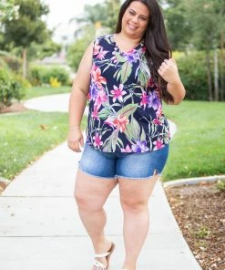 Boutique Simplified Pura Vida Sleeveless Top