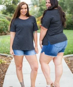 Boutique Simplified You're One Of A Kind Short Sleeve Top